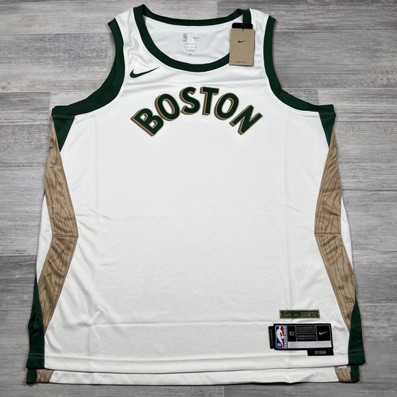 Nike DRI-FIT City Edition Swingman Blank‎ Men's Jersey 52 XL Boston Celtics NBA